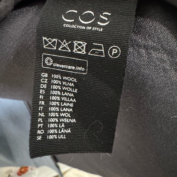 COS Slate Blue Cape Jacket - Picture 5 of 5